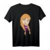 HapKitten Frozen Anna & Elsa Big Face Portrait T-Shirt - Lizenzierte Frozen Fanartikel für Mädchen, Jungen und Erwachsene