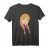 HapKitten Frozen Anna & Elsa Big Face Portrait T-Shirt - Lizenzierte Frozen Fanartikel für Mädchen, Jungen und Erwachsene