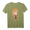 HapKitten Frozen Anna & Elsa Big Face Portrait T-Shirt - Lizenzierte Frozen Fanartikel für Mädchen, Jungen und Erwachsene