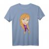 HapKitten Frozen Anna & Elsa Big Face Portrait T-Shirt - Lizenzierte Frozen Fanartikel für Mädchen, Jungen und Erwachsene