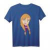 HapKitten Frozen Anna & Elsa Big Face Portrait T-Shirt - Lizenzierte Frozen Fanartikel für Mädchen, Jungen und Erwachsene