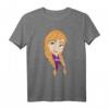 HapKitten Frozen Anna & Elsa Big Face Portrait T-Shirt - Lizenzierte Frozen Fanartikel für Mädchen, Jungen und Erwachsene