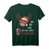 Lustiges Weihnachts-T-Shirt mit Rentier Rudolf und Glühwein - Perfektes Geschenk für Weihnachtsliebhaber & Nikolausfans