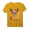 Lustiges Weihnachts-T-Shirt mit Rentier Rudolf und Glühwein - Perfektes Geschenk für Weihnachtsliebhaber & Nikolausfans