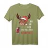 Lustiges Weihnachts-T-Shirt mit Rentier Rudolf und Glühwein - Perfektes Geschenk für Weihnachtsliebhaber & Nikolausfans