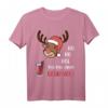 Lustiges Weihnachts-T-Shirt mit Rentier Rudolf und Glühwein - Perfektes Geschenk für Weihnachtsliebhaber & Nikolausfans