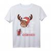 Lustiges Weihnachts-T-Shirt mit Rentier Rudolf und Glühwein - Perfektes Geschenk für Weihnachtsliebhaber & Nikolausfans
