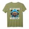 Lustiges Katze Spruch T-Shirt - N Scheiß muss ich für Morgenmuffel, Schichtarbeiter & Teenager, Geschenkidee mit ironischem Humor