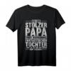 Ich Bin Stolzer Papa Einer Wahnsinnig Fantastischen Tochter T-Shirt – Emotionales Geschenk für Väter