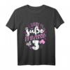 Kinder 3. Geburtstag Mädchen - Süßes Prinzessin Geburtstag T-Shirt mit roter Zahl & Design für dreijährige Mädchen