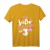 Kinder 3. Geburtstag Mädchen - Süßes Prinzessin Geburtstag T-Shirt mit roter Zahl & Design für dreijährige Mädchen