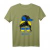 Ukraine Girl T-Shirt mit ukrainischer Flagge - Unterstützung der Ukraine, patriotische Kleidung für Frauen