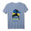 Ukraine Girl T-Shirt mit ukrainischer Flagge - Unterstützung der Ukraine, patriotische Kleidung für Frauen