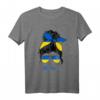 Ukraine Girl T-Shirt mit ukrainischer Flagge - Unterstützung der Ukraine, patriotische Kleidung für Frauen