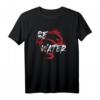 Be Water Dragon Kunst Taoismus Kung Fu Wing Chun Tsun T-Shirt - Vintage Used-Look, ideales Geschenk für Kampfsport- und Kulturfans
