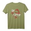 Be Water Dragon Kunst Taoismus Kung Fu Wing Chun Tsun T-Shirt - Vintage Used-Look, ideales Geschenk für Kampfsport- und Kulturfans