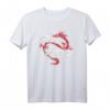 Be Water Dragon Kunst Taoismus Kung Fu Wing Chun Tsun T-Shirt - Vintage Used-Look, ideales Geschenk für Kampfsport- und Kulturfans