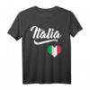Italienische Herzflagge mit Italiano-Motiv - Familienerbe T-Shirt für Männer, Frauen, Kinder & Gruppen, perfektes Geschenk für Italienliebhaber
