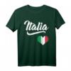 Italienische Herzflagge mit Italiano-Motiv - Familienerbe T-Shirt für Männer, Frauen, Kinder & Gruppen, perfektes Geschenk für Italienliebhaber