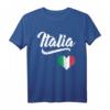 Italienische Herzflagge mit Italiano-Motiv - Familienerbe T-Shirt für Männer, Frauen, Kinder & Gruppen, perfektes Geschenk für Italienliebhaber