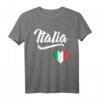 Italienische Herzflagge mit Italiano-Motiv - Familienerbe T-Shirt für Männer, Frauen, Kinder & Gruppen, perfektes Geschenk für Italienliebhaber