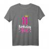 11. Geburtstag Mädchen T-Shirt mit Krone und Spruch - Süßes Geschenk für Geburtstagsparty, Tochter, Schwester & Nichte