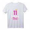 11. Geburtstag Mädchen T-Shirt mit Krone und Spruch - Süßes Geschenk für Geburtstagsparty, Tochter, Schwester & Nichte