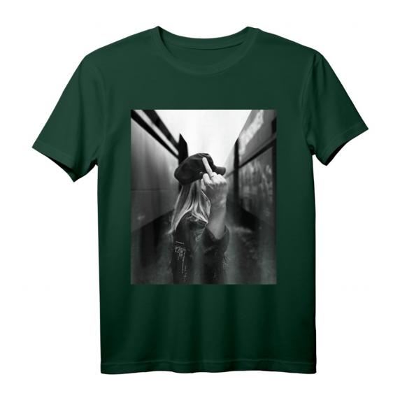 Mood: Fuck Off Monday T-Shirt mit großem Bilddruck – Humorvolles Statement gegen Montagsfrust Mood: Fuck Off Monday T-Shirt mit großem Bilddruck – Humorvolles Statement gegen Montagsfrust