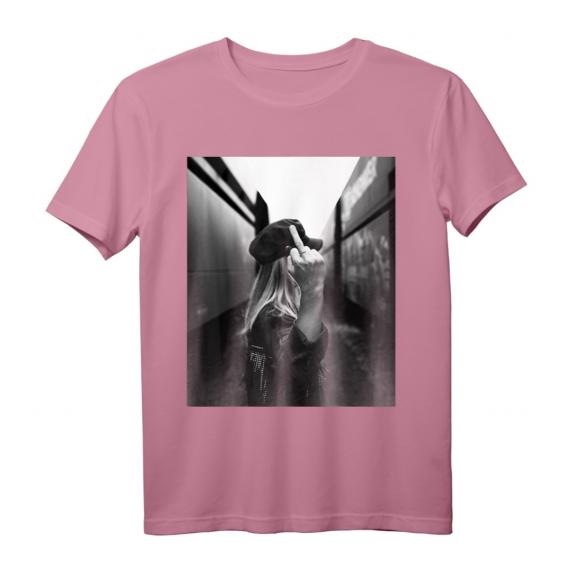 Mood: Fuck Off Monday T-Shirt mit großem Bilddruck – Humorvolles Statement gegen Montagsfrust Mood: Fuck Off Monday T-Shirt mit großem Bilddruck – Humorvolles Statement gegen Montagsfrust