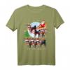 Weihnachtsmann reitet Rentier Appenzeller Sennenhund Schlitten T-Shirt – Festliche Hundemode für Weihnachten & Hundeliebhaber