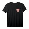 Lustiges Schwein in Tasche T-Shirt – Süßes Schweinchen Design für Tierliebhaber & Kinder