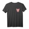 Lustiges Schwein in Tasche T-Shirt – Süßes Schweinchen Design für Tierliebhaber & Kinder
