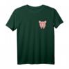 Lustiges Schwein in Tasche T-Shirt – Süßes Schweinchen Design für Tierliebhaber & Kinder