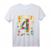 Kinder 4. Geburtstag T-Shirt - Lustiges Outfit mit Bauklötzen für Jungen und Mädchen, Perfekt als Geschenk für den 4. Geburtstag 2019 Geborene