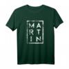 Martin Minimalismus T-Shirt - Lustiges Geschenk für Papa, Vater oder Arbeitskollegen mit Namen Martin