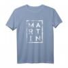 Martin Minimalismus T-Shirt - Lustiges Geschenk für Papa, Vater oder Arbeitskollegen mit Namen Martin
