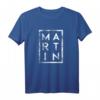 Martin Minimalismus T-Shirt - Lustiges Geschenk für Papa, Vater oder Arbeitskollegen mit Namen Martin