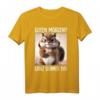 Guten Morgen? Ganz dünnes Eis! Lustiges Kaffee Spruch T-Shirt für Morgenmuffel, Schichtarbeiter & Katzenfans