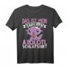Das ist mein offizielles Axolotl Schlafshirt – Bequemes Tierliebhaber T-Shirt für Axolotl-Züchter und Fans