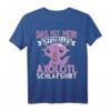 Das ist mein offizielles Axolotl Schlafshirt – Bequemes Tierliebhaber T-Shirt für Axolotl-Züchter und Fans