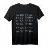 Griechisches Alphabet T-Shirt - Griechenland Sprache & Linguistik Tee mit klassischem Schnitt