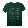 Griechisches Alphabet T-Shirt - Griechenland Sprache & Linguistik Tee mit klassischem Schnitt