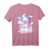 Japanischer Vaporwave Moon T-Shirt – Pastell Goth & Soft Grunge Stil, Perfekt als Anime & Manga Geschenk für Fans, Otaku & Kawaii Liebhaber