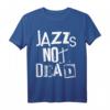 Jazz Is Not Dead - Vintage Grunge Jazzy Sax Musik Punk T-Shirt für Musikliebhaber, Bands und Festivalfans