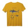 Great White Shark Anatomy T-Shirt für Meeresbiologen, Shark Lovers & Surfer – Nautisches und wissenschaftliches Hai Design für Tierliebhaber