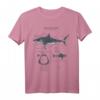Great White Shark Anatomy T-Shirt für Meeresbiologen, Shark Lovers & Surfer – Nautisches und wissenschaftliches Hai Design für Tierliebhaber