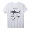 Great White Shark Anatomy T-Shirt für Meeresbiologen, Shark Lovers & Surfer – Nautisches und wissenschaftliches Hai Design für Tierliebhaber