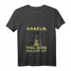 Damen HapKitten T-Shirt mit V-Ausschnitt - Humorvolles Häkeln Design mit wütender Katze für Oma, Mutter und Häkelliebhaberinnen