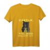 Damen HapKitten T-Shirt mit V-Ausschnitt - Humorvolles Häkeln Design mit wütender Katze für Oma, Mutter und Häkelliebhaberinnen