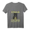 Damen HapKitten T-Shirt mit V-Ausschnitt - Humorvolles Häkeln Design mit wütender Katze für Oma, Mutter und Häkelliebhaberinnen